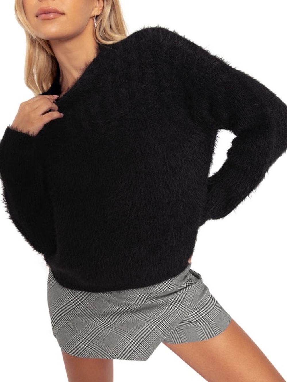 Blackmilk Feather Knit Sweater Like New